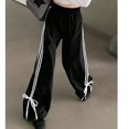 thumbnail image 2 of Pantalones deportivos de moda urbana Y2k de gran tamaño con rayas, pantalones de tubo rectos de moda, pantalones deportivos para mujer, ropa de calle vintage, 2 of 5