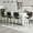 Brown, variant on VECELO Swivel Counter Height Bar Stools Set of 2, Faux Leather Upholstered Bar Chairs with Back Footrest and Metal Legs for Kitchen Island, Brown