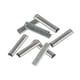 thumbnail image 4 of 10 conectores de rieles para modelos de trenes, conectores de vías de metal para escenarios de bricolaje, fáciles de colocar, suministros de diseño, Escala N, 4 of 10