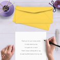 thumbnail image 3 of Premium Pastel Colored #10 Business Envelopes – for Holiday, Office, Invoices, Letters, Mailings | 4 1/8 x 9 1/2 inches | 500 Count per Pack (Goldenrod), 3 of 5