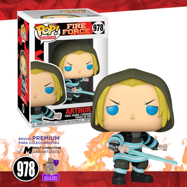 Funko Pop Arthur Con Espada #978 Fire Force Figura Original Funko