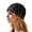 Black, variant on Solid Color Hollow Out Sequined Fishnet Head Cap, Elastic Hand Knit Cotton Hair Turban, Multi-Color Women Beach Vacation Club Fashion Styling Headwear Pink One Size