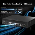 thumbnail image 3 of Conmutador de red MokerLink de 8 puertos 2.5 Gigabit PoE 120 W 10G SFP, 3 of 8
