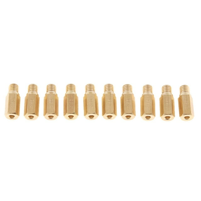 10 Piezas De Carburador Principal Jet 165 Para Carburador De Combustible OKO