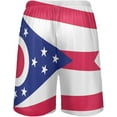 thumbnail image 2 of FREEAMG Bald Eagle On American Flag Patriotic USA Design Men's Pajama Pants Shorts Sleepwear Lounge Pajama Bottoms, 2 of 7
