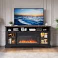 thumbnail image 6 of BaPiPro 70" Fireplace TV Stand for TVs up to 80", Large Entertainment Center with 36" Electric Fireplace, Media Console for Living Room, Black, 6 of 6