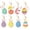 F, variant on 18PCS Easter Egg and Carrot Hanging Ornaments, Colorful Foam Glitter Easter Tree Ornaments, Easter Tree Decorations, DIY Home Party Easter Ornaments for Tree