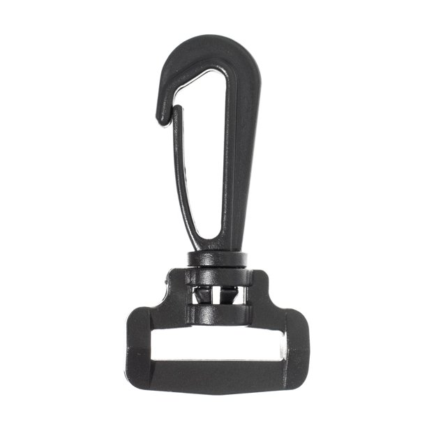 Paracord Plastic Swivel Snap Hook 1 Inch Clip in Black For
