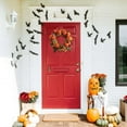 thumbnail image 6 of 22" Artificial Fall Wreath Outside Autumn Wreath for Front Door Indoor Outdoor Farmhouse Home Wall Window Festival Wedding Decor, Fall Decorations for Home, Fathers Day Gifts, 6 of 8
