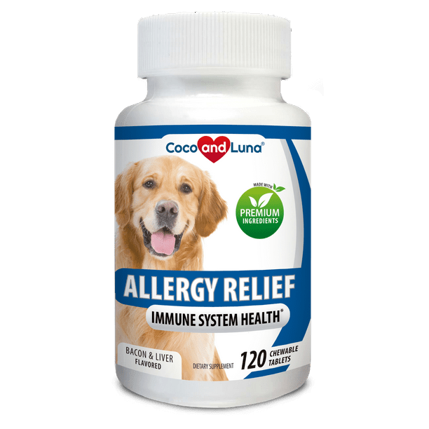 Allergy Relief for Dogs Immune Support for Dogs, Hot Spots, Itchy