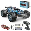 Hosim RC Cars 1:10 Remote Control Car Brushless 4WD High Speed 68+ KMH X-07 Blue All Terrains Off Road Hobby Grade Monster Trucks
