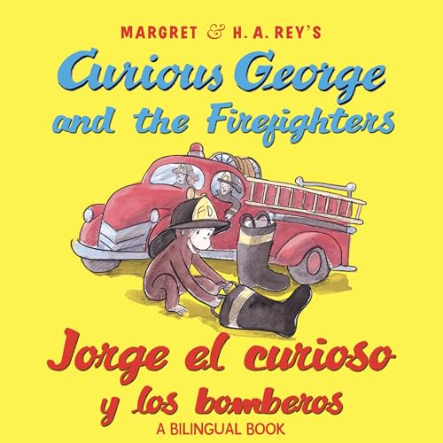 Pre-Owned Curious George and the Firefighters/Jorge El Curioso Y Los Bomberos: Bilingual English-Spanish (Paperback) 0544239601 9780544239609