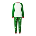 thumbnail image 4 of Family Matching Christmas Pyjamas Set Green Pattern Printed Clothes Set, Matching Sets Christmas PJs for Family Pajamas, 4 of 10
