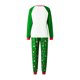 thumbnail image 4 of Conjuntos de pijamas navideños familiares a juego: camisetas de manga larga con cuello redondo + pantalones con estampado de árbol de Navidad, mono o conjunto para perro., 4 of 10