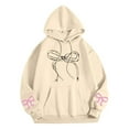 thumbnail image 5 of Byworldtasic Womens Sweatshirts Womens Oversized Bow Tie Printed Hoodies Sweatshirts Vintage Hoodies for Women 2025, 5 of 5