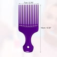 thumbnail image 2 of 1 Pc Women Durable Hair Insert Comb for Curly Thick Wavy Straight Hair Purple ABS, 2 of 6