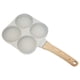 thumbnail image 2 of Sartén antiadherente de 4 agujeros para huevos, hamburguesas, Mini sartén para tortilla de 4 tazas con mango para Cocina de Inducción de fondo plano Universal, 2 of 8