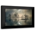 thumbnail image 1 of Joanne_Flj 24x17 Black Modern Framed Museum Art Print Titled - Lakes Secret, 1 of 5