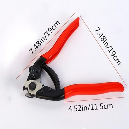 

Professional Durable and Versatile Heavy Duty Cable Cutter - Precision Wire Rope Cutter for DIY Projects Railing Decking and Bike Maintenance - Ideal Tool for Cutting Bicycle Cables