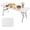 White, variant on BestOffice 6 FT Picnic Table, Portable Plastic Folding Table with Carrying Handle Perfect,Grey