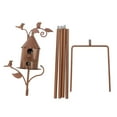 thumbnail image 2 of Decorative Metal Birdhouse: Long,Lasting Iron, Easy Install, Garden Stake Included, 2 of 6