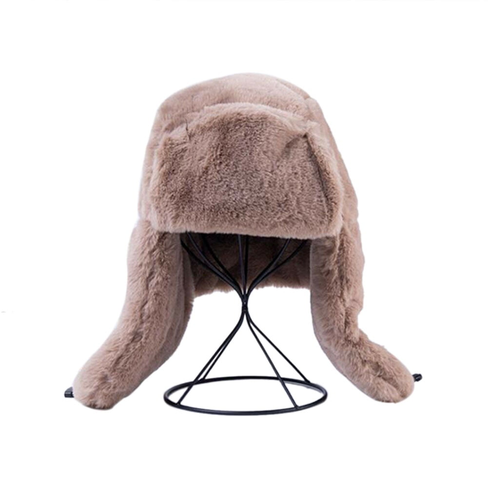 Women's Faux Fur Ushanka Hat, Winter 