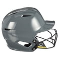 thumbnail image 4 of EvoShield XVT Batting Helmet Gloss Finish with Facemask, Charcoal, Large and Extra Large, 4 of 4