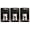 Black, variant on SIM Card Adapter KIT 3-Pack by R-SIM (9 Total Adapters: Nano to Micro, Nano to Regular, Micro to Regular) with SIM Extractor/Pin Ejector (Black)