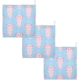 thumbnail image 6 of Coolnut 3 PCS Cute Cartoon Axolotl Baby Muslin Washcloths, Pink Face Towel Burp Cloths Ultra Soft Absorbent Cotton Bath Wipes Towels for Newborn Boys Girls, 6 of 6