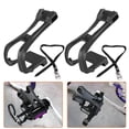 thumbnail image 2 of Qiilu 1 Set Cycling Bicycle Bike Toe Clip Toe Pedal Clips & Straps for Fixie Road Bike Non-Slip, Bike Toe Pedal Clip,Toe Clips, 2 of 6