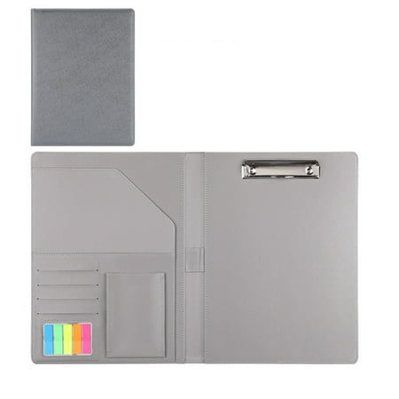 CSCHome A4 Padfolio 9.6×12.9inch Portfolio A4 Letter Sized Holder Made of Color-Changing PU Material Leather Surface Is Delicate and Comfortable to the Touch