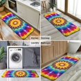thumbnail image 6 of Colorful Tie Dye Star Mandala Kitchen Rug Mat,Kitchen Runner Rugs Non Skid Washable,Decorative Kitchen Floor Mats for Kitchen,Sink,Laundry,17"x47.2", 6 of 7