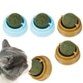 thumbnail image 1 of 4 bolas de hierba gatera, juguetes interactivos giratorios para gatos, 1 of 6