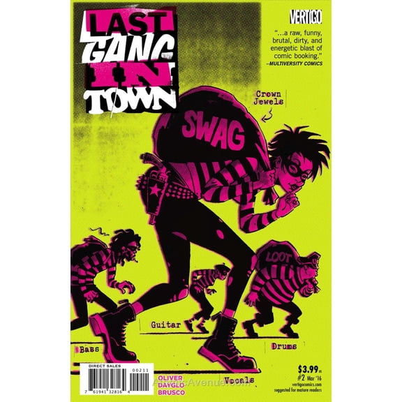 Last Gang In Town #2 VF ; DC/Vertigo Comic Book