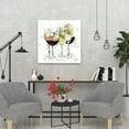 thumbnail image 2 of Beaux Verres à Vin - Toile 24"x24 Pouces - Impression sur Demande, 2 of 5