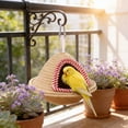 thumbnail image 4 of Nido de Peluche Colgante para Loros y Aves Pequeñas: Acogedora Casita para Dormir con Diseño de Hamaca Tejida a Mano para Jaula, Refugio Interior de Tela Suave para Descansar., 4 of 6