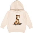 thumbnail image 2 of Inktastic Knitted Horse Toddler Hoodie, 2 of 4