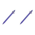 thumbnail image 1 of 2026 Cute Cartoon Erasable Pen, Purple Character Design with Friction Ink, Fun Writing Tool for Kids to Correct Mistakes, Smooth 0.5mm Tip for School Notes - Purple*2, 1 of 5