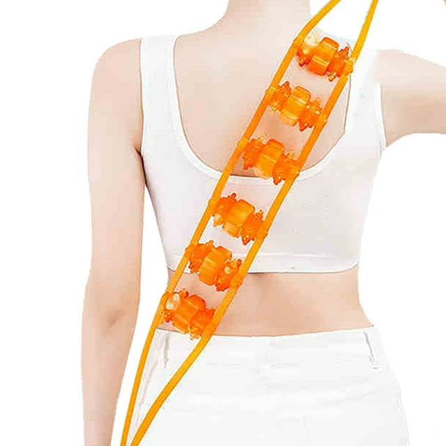 Manual back massage roller rope, massage tool for muscle pain relief