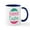 White/Navy Inside, variant on CafePress - Happy Easter Mugs - 11 oz Ceramic Mug - Novelty Coffee Tea Cup