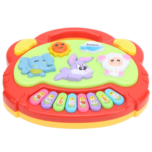 Juguete musical electrónico, juguete musical para bebés con diseño de animales y luz. Mejora tu experiencia