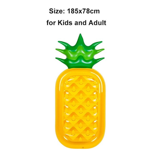 Giant Pool Float Swimming Ring Pineapple Apple Watermelon Mattress