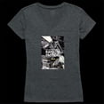 thumbnail image 1 of Rapid Dominance GS2-782-HCH-03 T-Shirt Graphique à Manches Courtes Col en V pour Femmes RAPDOM 2, Charbon Chiné - Large, 1 of 1