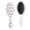 Cute Cow P, variant on Honeycomb Pattern Detangler Brush - Round Bristle Brush for All Hair Types, Yellow Bee Theme, Reduces Static & Breakage
