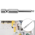 thumbnail image 2 of 1pc Ball End Hex Screwdriver Bit Metric Hex Bit 50mm Long Magnetic Driver Bit H3, 2 of 9