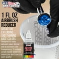 thumbnail image 2 of U.S. Art Supply 1-Ounce Pint Airbrush Thinner for Reducing Airbrush Paint for All Acrylic Paints - Extender Base, Reducer to Thin Colors Improve Flow - Works for Thinning Acrylic Pouring Paint, 2 of 4
