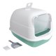 thumbnail image 4 of Baño para gatos con tapa y capucha, cerrado y cubierto, fácil de transportar y limpiar. Verde, 4 of 9