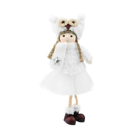 

Mittory Lace Gauze Dress Princess Girl Pendant Cute Plush Angel Doll Home Decoration