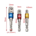 thumbnail image 2 of RKSTN Halloween Bathroom Drill Nut Bit Set with 105° Right Angle Extension Screwdriver Drill Attachment, 2 of 8