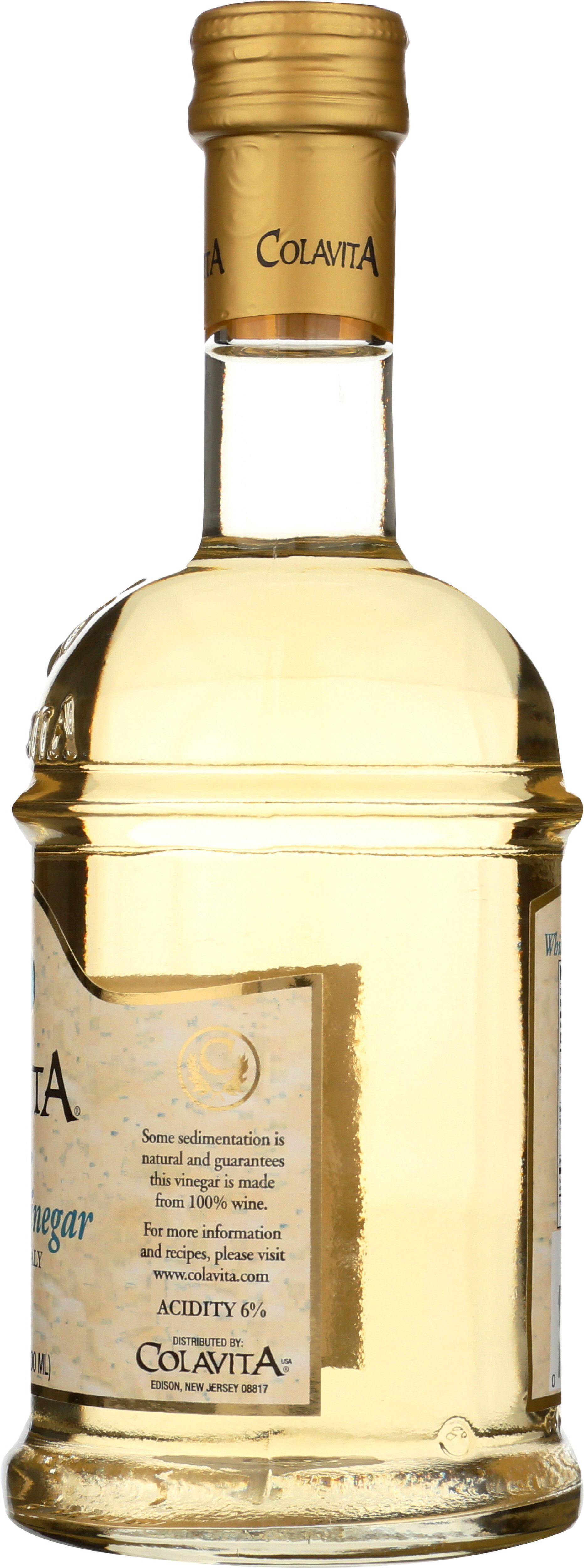 Pack of 6, Colavita White Balsamic Vinegar, 16.9 oz